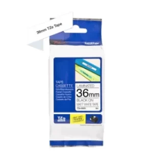 Brother TZE-M261 P-touch Black On White Laminated Labelling Tape 36mm x 8m (Original)