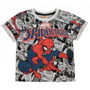 Character Short Sleeve T Shirt Boys - Spiderman
