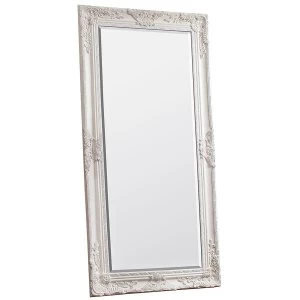 Gallery Hampshire Baroque Full Length Leaner Mirror - Cream
