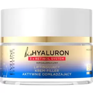 Eveline Cosmetics Bio Hyaluron 3x Retinol System Day and Night Lifting Cream 50+ 50ml