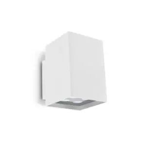 Afrodita Outdoor LED Up & Down Wall Light White 10cm 1690lm 3000K IP55
