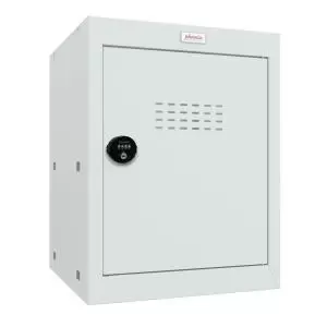 Phoenix CL Series Size 2 Cube Locker in Light Grey with Combination