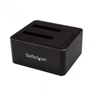 StarTech Dual Bay Docking Station For 2 x 2.5 3.5 SATA SSD HDD Hard Drive