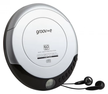 Groov-e Portable CD-Player - Silver