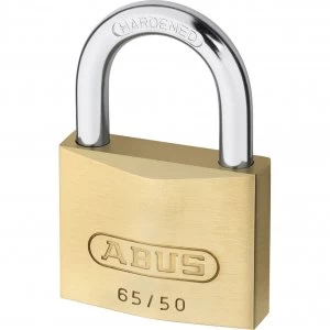 Abus 65 Series Compact Brass Padlock 50mm Standard Keyed Alike