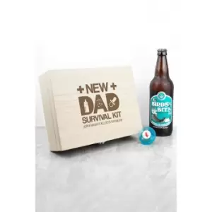 Personalised New Dad Survival Kit Box