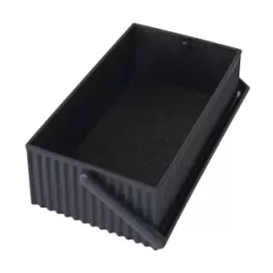 Omnioffre Stacking Storage Box Small Black