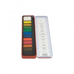 Watercolour Tablet Set 12 Assorted Colours