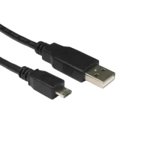 Cables Direct 1m USB 2.0 Type A to Micro B Cable in Black
