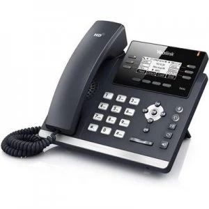 Yealink SIP-T42S Corded VoIP Hands-free, Headset connection Backlit Black