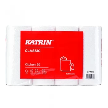 Katrin Classic Kitchen Roll 50 Sheet Pack of 32 47789