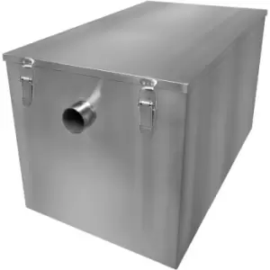 Kukoo - Commercial Grease Trap 120L Under Sink Interceptor 18KG Stainless