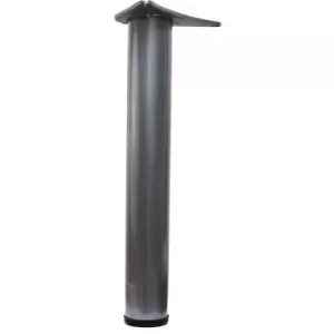 Adjustable Breakfast Bar Worktop Support Table Leg 820mm - Colour Silver - Pack of 2