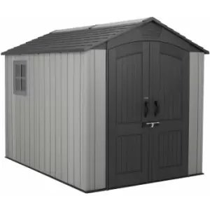 Lifetime 7 Ft. x 9.5 Ft. Outdoor Storage Shed - Storm Dust