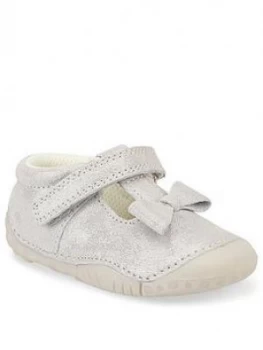 Start-rite Baby Girls Wiggle Shoes - Grey, Size 3.5 Younger