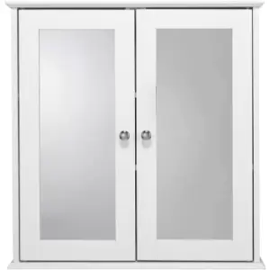 Croydex - Ashby White Wood Double Door Cabinet FSCP