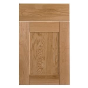 Cooke Lewis Chesterton Solid Oak Drawerline door drawer front W450mm Set of 2