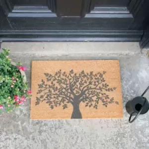 Artsy Doormats Tree Of Life Grey Doormat
