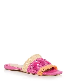 kate spade new york Womens Bora Bora Embellished Slide Sandals