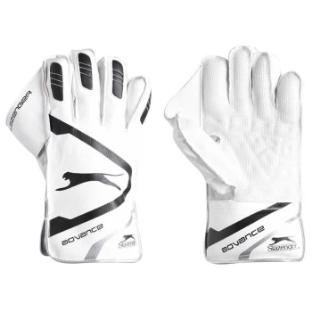 Slazenger Advance Wicket Keeping Gloves Kids - White/Black