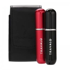 Travalo Classic HD Black & Red Gift Set