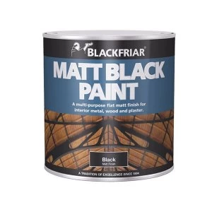 Blackfriar Matt Black Paint 250ml