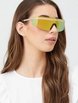 Versace Shield Sunglasses - Gold