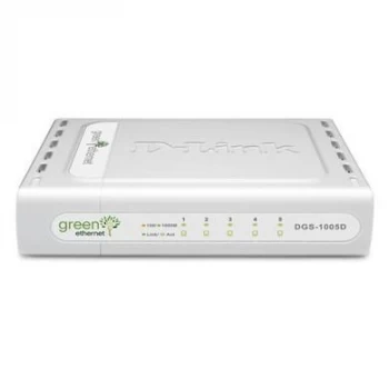 D link Dgs 1005db 5 port Green Ethernet Gigabit Desktop Switch