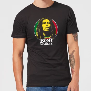 Bob Marley Face Logo Mens T-Shirt - Black - 3XL - Black