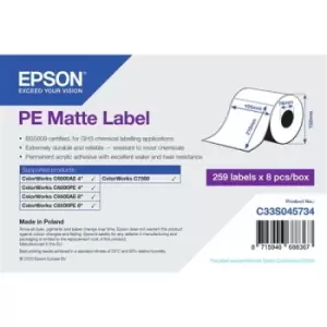 Epson C33S045734 printer label White