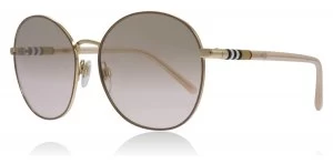 Burberry BE3094 Sunglasses Gold 12587I 56mm