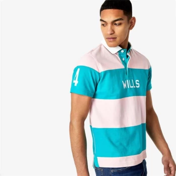 Jack Wills Axbridge Rugby Polo Shirt - Pale Pink