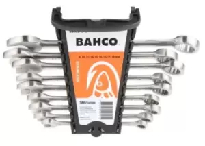 Bahco 9 Piece Stainless Steel Spanner Set