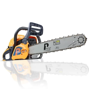 P1 Petrol Chainsaw with 62cc Hyundai Engine, 20" Bar, Easy-Start - Includes 2 Chains and Bag P6220C