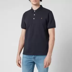 Farah Mens Blanes Polo Shirt - True Navy - XL