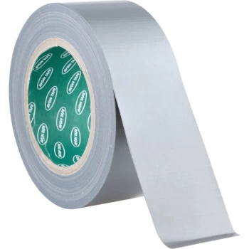 Triple Strength Silver Polyethylene Cloth Tape - 50MM X 33M