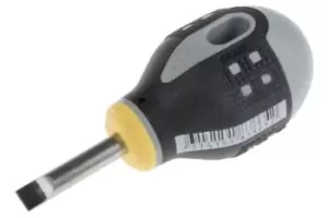 Bahco Flat Stubby Screwdriver 1.2 x 6.5mm Tip