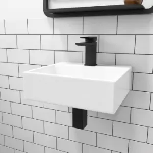Cloakroom Wall Hung Basin and Waste 330mm - Houston