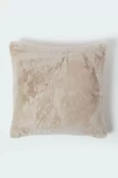 Soft Touch Faux Fur Cushion 46 x 46 cm