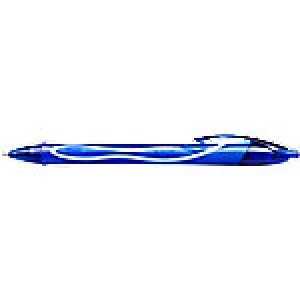 BIC Gel-ocity Quick Dry Gel Rollerball Pen Medium 0.4mm Blue Pack of 12
