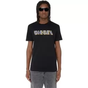 Diesel Diegor Short Sleeve T-Shirt Mens - Black