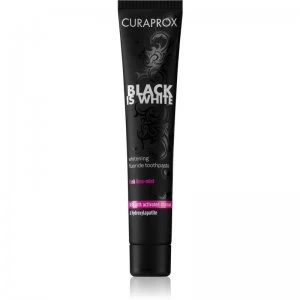 Curaprox Black is Whitening Toothpaste with Activated Charcoal and Hydroxiapatite Flavour Fresh Lime-Mint 90ml