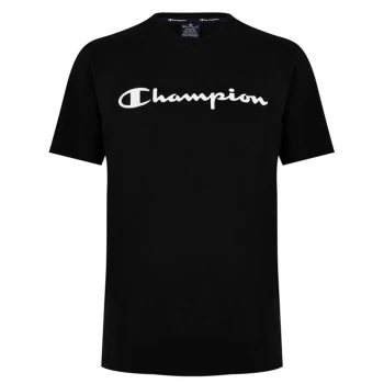 Champion Neck T-Shirt - Black