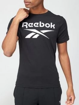 Reebok Big Logo T-Shirt - Black