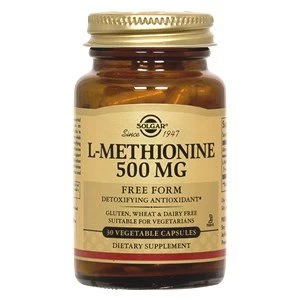 Solgar L Methionine 500 mg Vegetable Capsules 30 Capsules