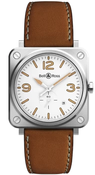 Bell & Ross Watch BRS Quartz White Heritage