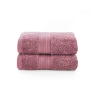 Deyongs Bliss Pima 2 Pack Hand Towel - Grape