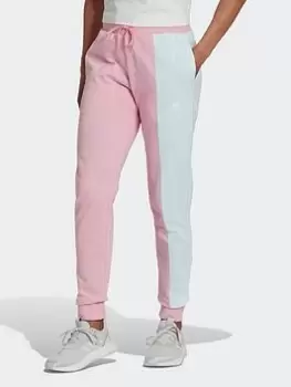 adidas Essentials Colorblock Joggers, Pink Size M Women