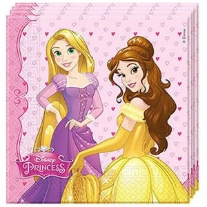 Disney Princesses Napkins (Pack Of 20)