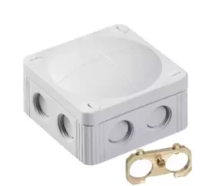 Wiska COMBI ACE Kit 308/5 Pole Junction Box IP66/67 32A with earthing clamps Grey - 308/5/EC/G